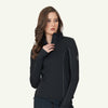 L/S TEE HALF ZIP WOMEN'S JACKET - ANTHRACITE