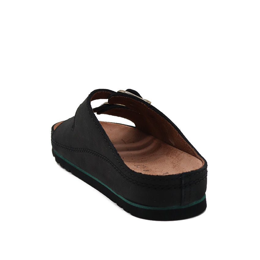 Air Bag Unisex Casual Sandals - Black