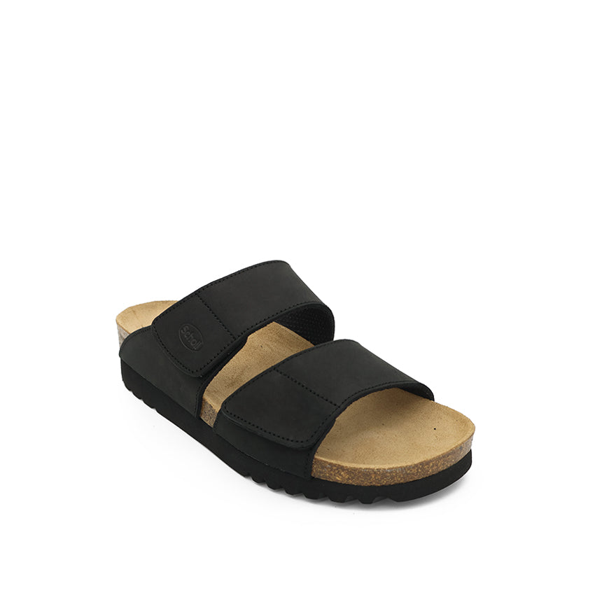 Aalim Nub Women's Casual Sandals - Black