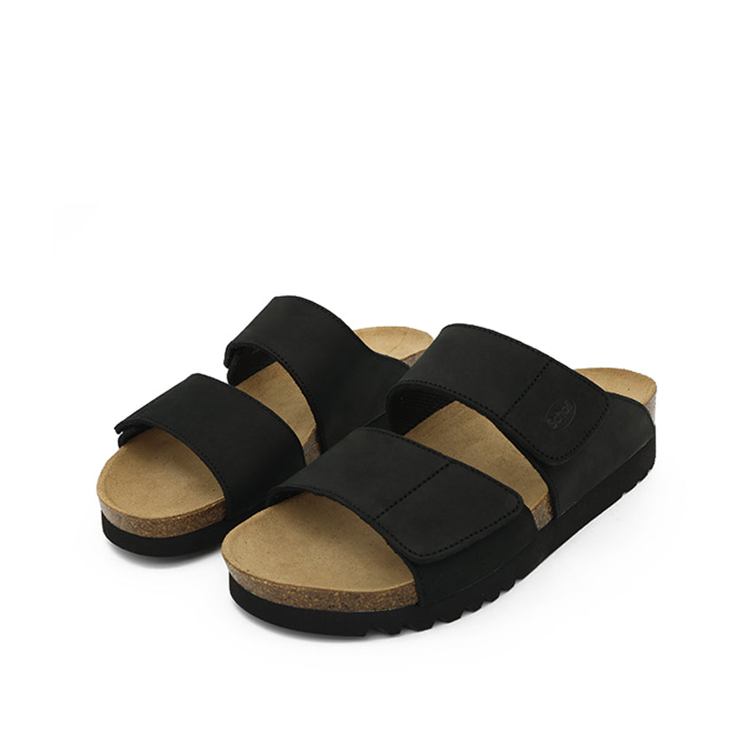 Aalim Nub Women's Casual Sandals - Black