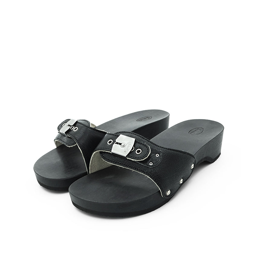 Pescura Heel Lea3 Women's Casual Sandals - Black