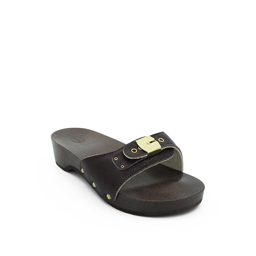 Pescura Heel Lea3 Women's Casual Sandals - Brown