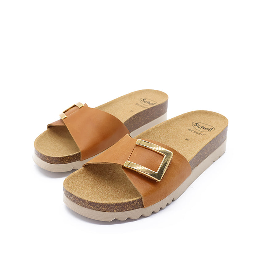 Monterey Mule Women's Casual Sandals - Cognac