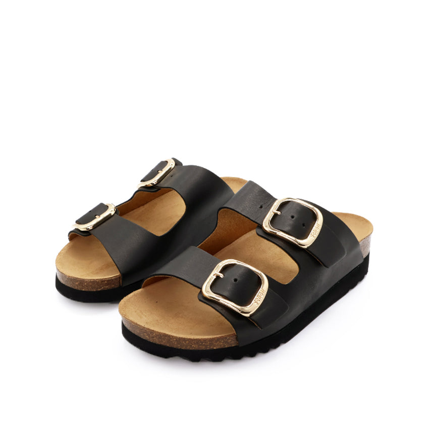 Ilary 2 Straps Ad Women's Casual Sandals - Black