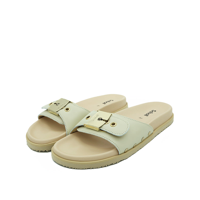 Pescura Anne Women's Casual Sandals - Off White/Off White