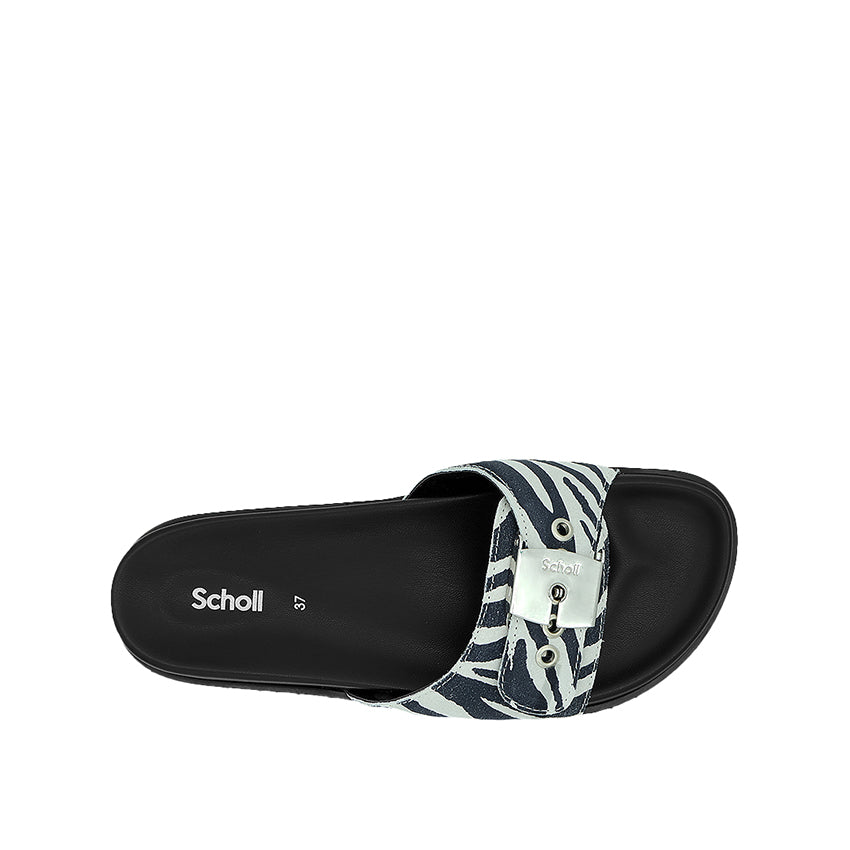 Pescura Anne Women's Casual Sandals - Black White