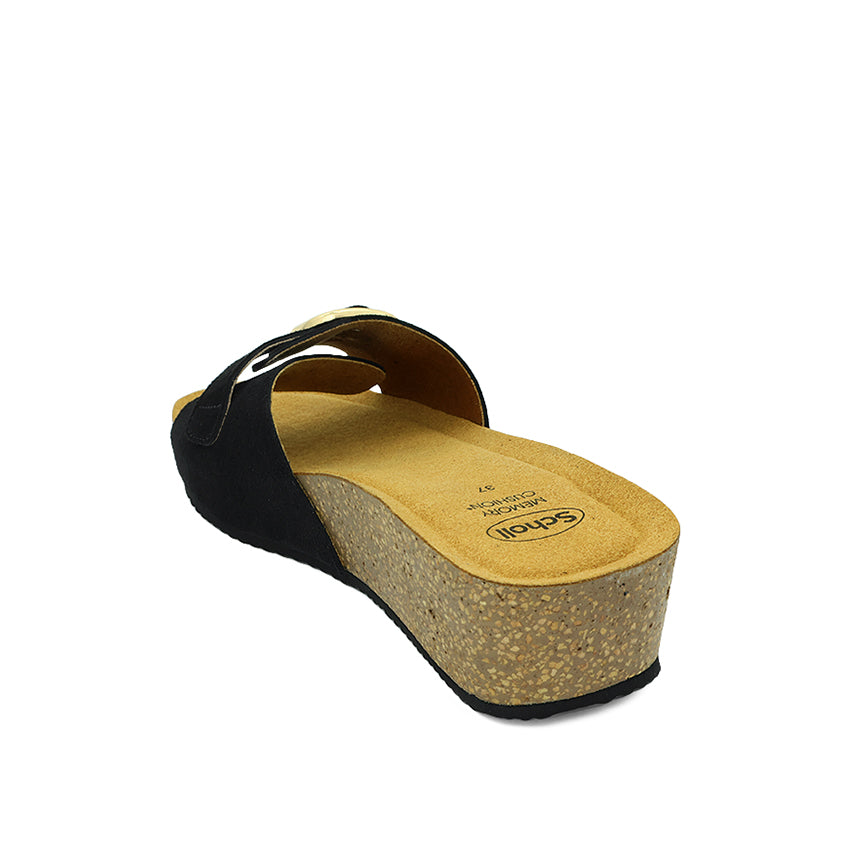 Rapallo Buckle Women's Casual Sandals - Black