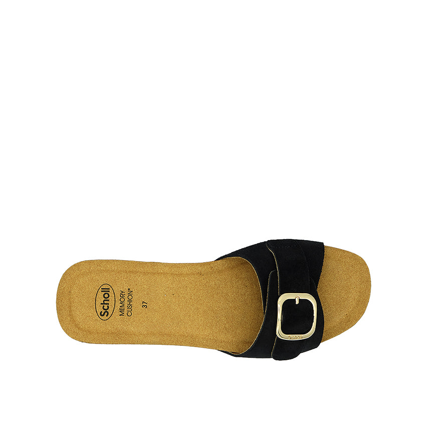 Rapallo Buckle Women's Casual Sandals - Black