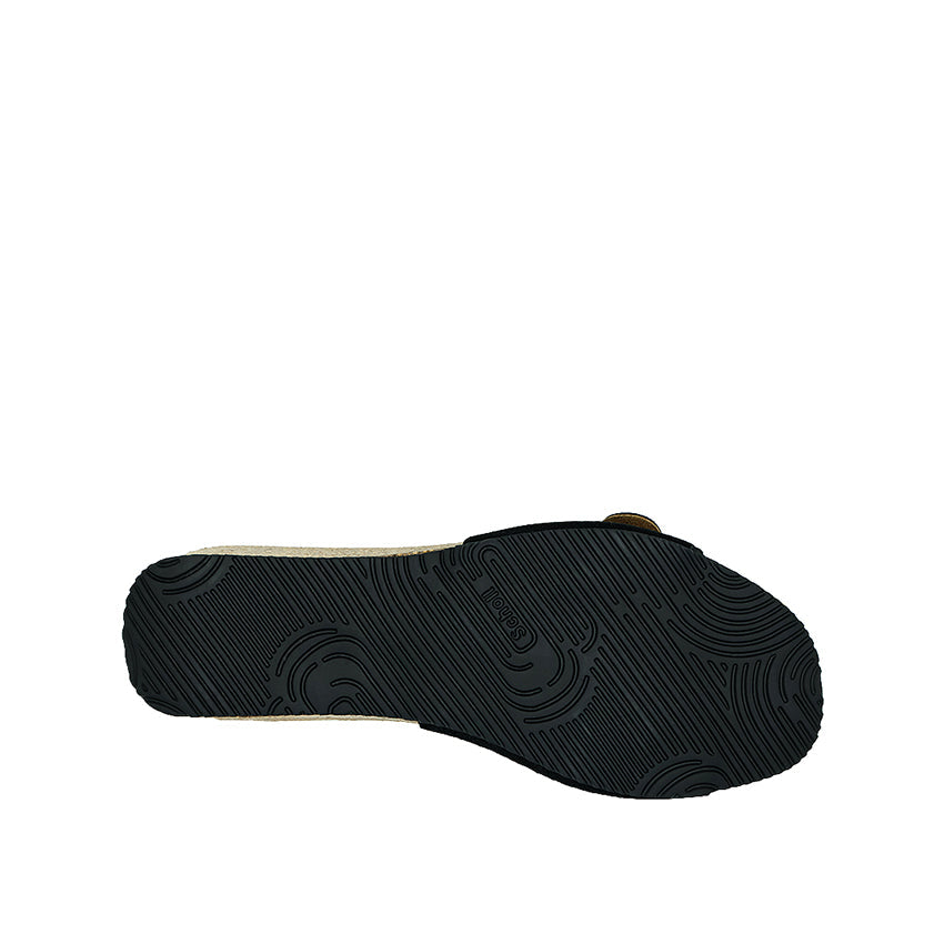 Rapallo Buckle Women's Casual Sandals - Black