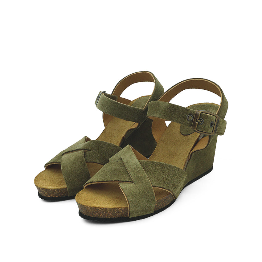 Cecile Women's Casual Sandals - Khaki