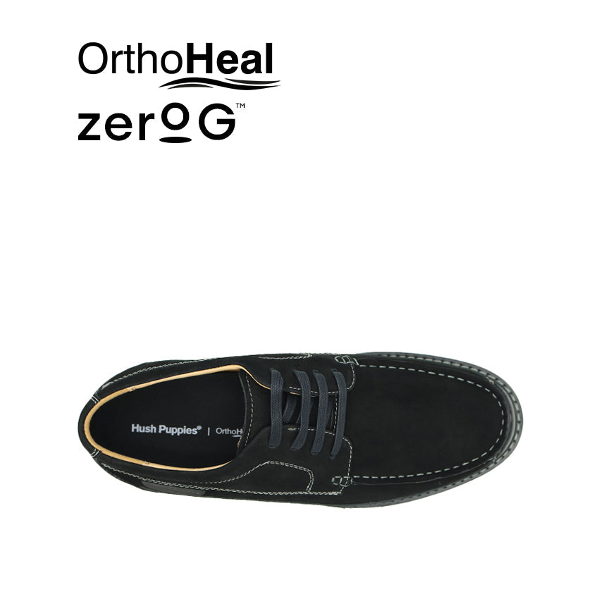 Jaxxon Lace Up MT Men's Shoes - Black Nubuck