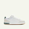Court Block Men's Shoes - White/Posy Green/Gum