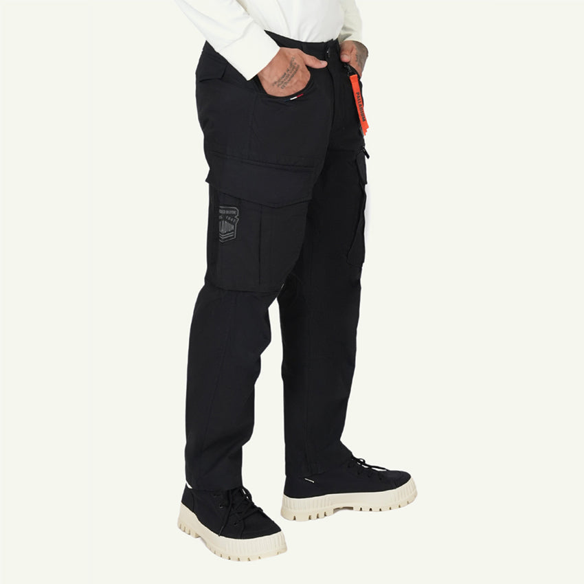 CARGO PANTS AVN PATCH MEN'S PANTS -    ANTHRACITE