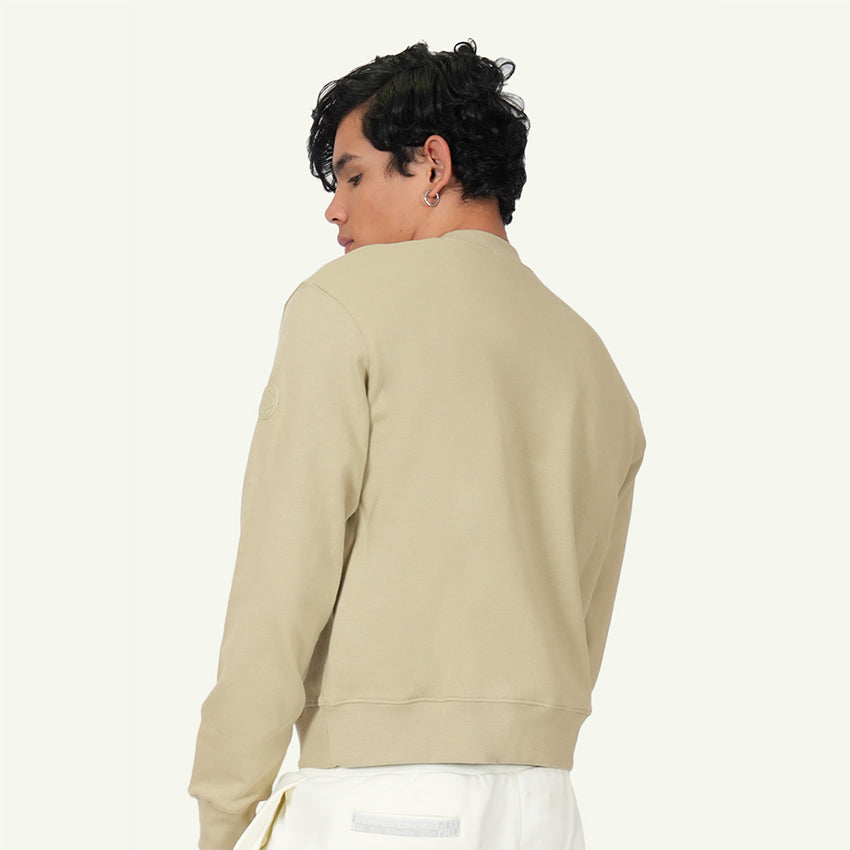 SWEAT SHIRT AVN PATCHES MEN'S SWEATSHIRT - EUCALYPTUS