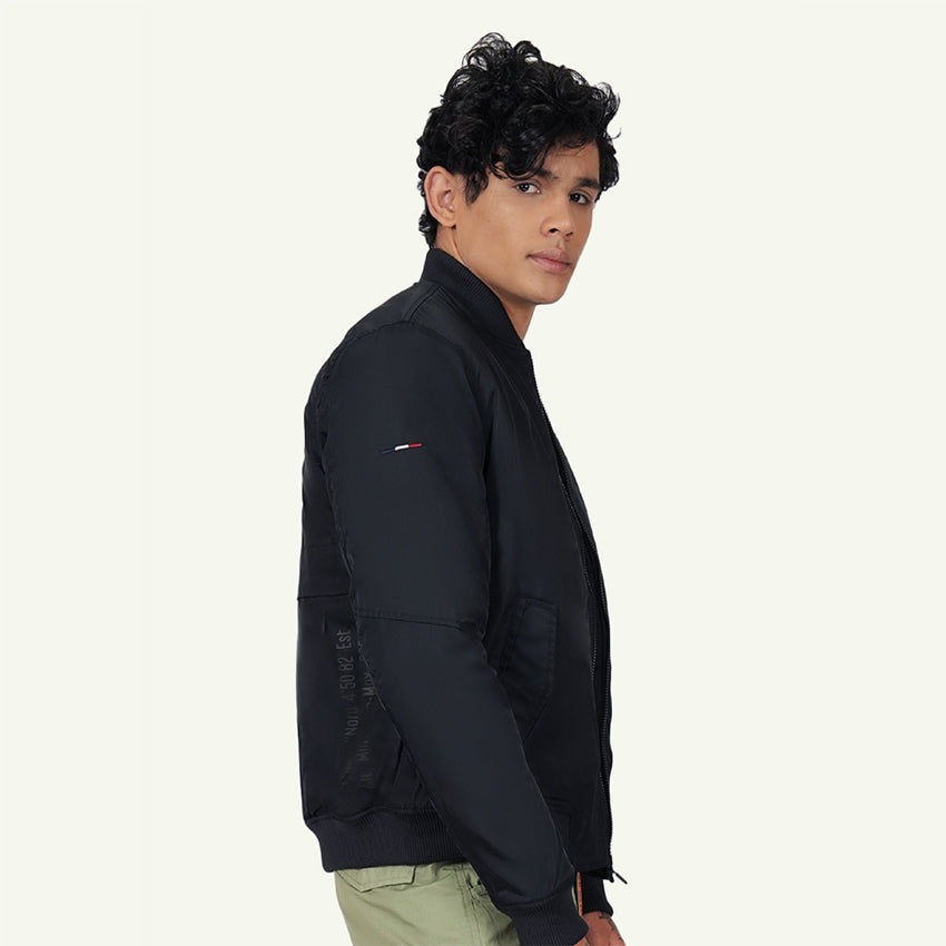 BOMBER JKT AVN PATCH MEN'S JACKET -  ANTHRACITE