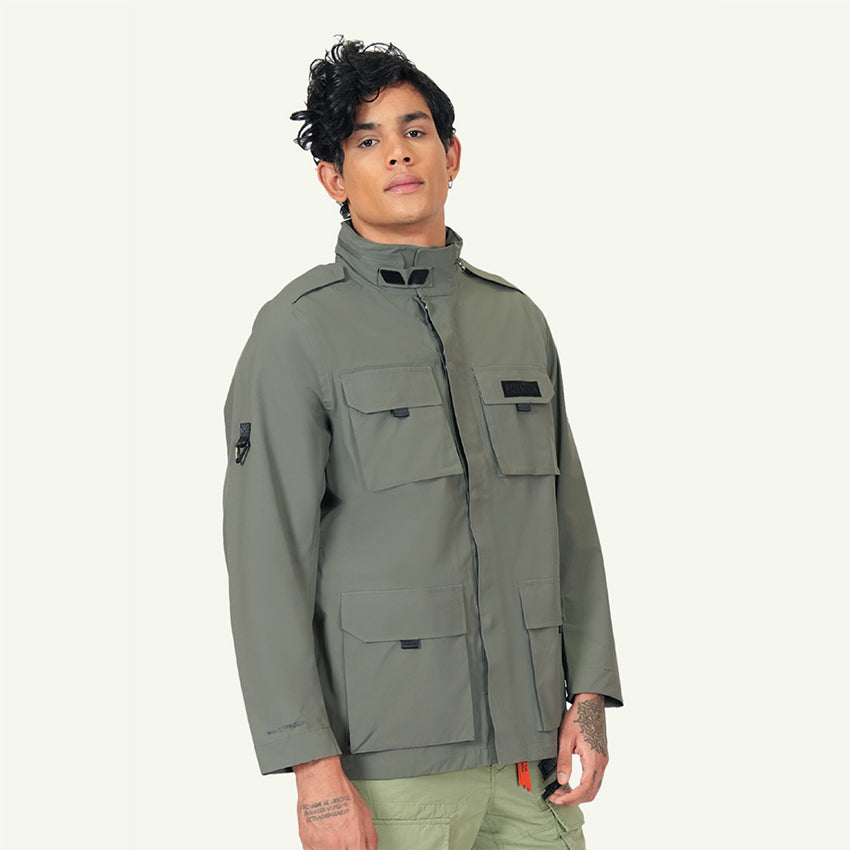 WP HOODIE JKT BOLD ZIPPER MEN'S JACKET - GUN METAL