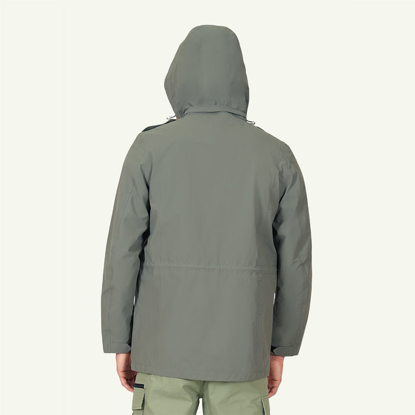 WP HOODIE JKT BOLD ZIPPER MEN'S JACKET - GUN METAL