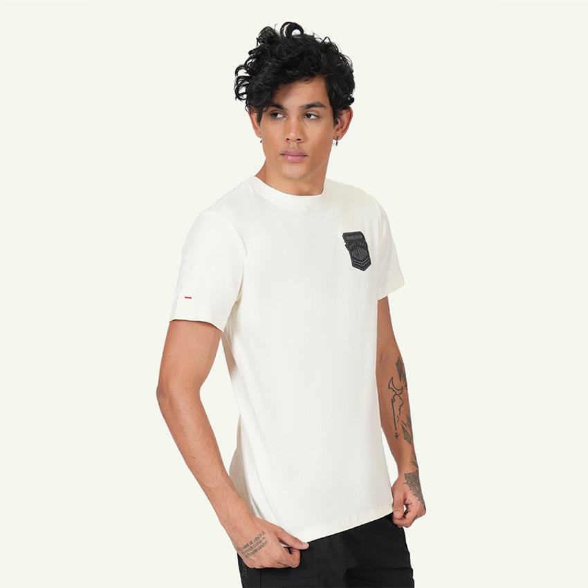 S/S TEE AVN PATCH MEN'S T-SHIRT - STAR WHITE