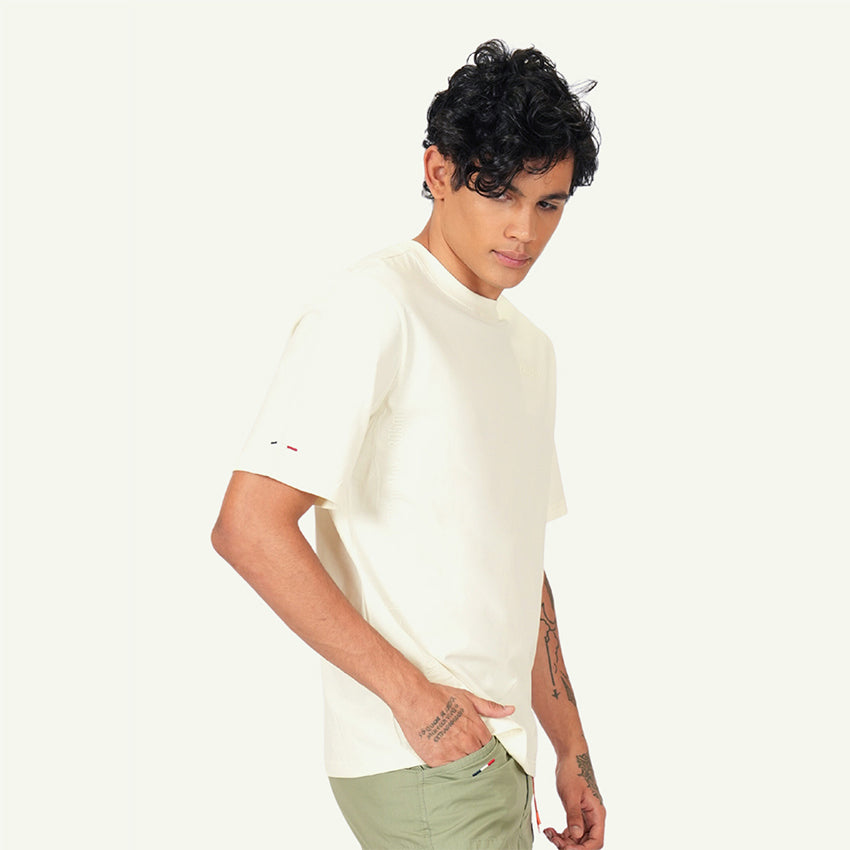 S/S TEE LYON MAP MEN'S T-SHIRT - STAR WHITE