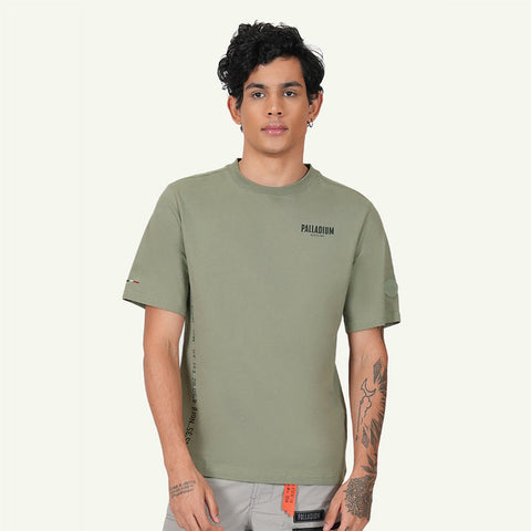 S/S TEE LYON MAP MEN'S T-SHIRT - VETIVER
