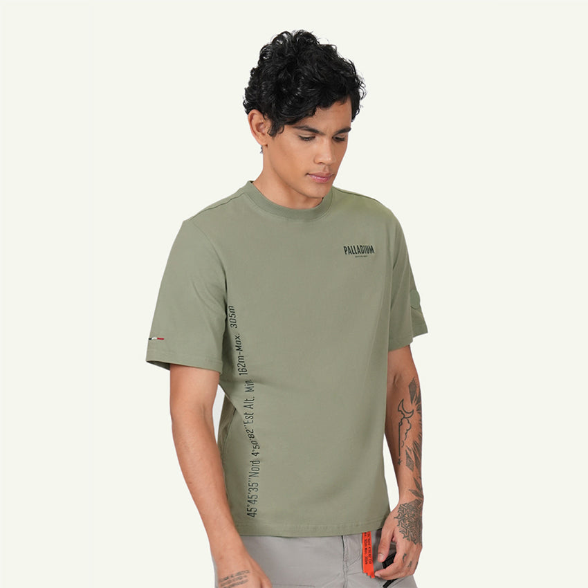 S/S TEE LYON MAP MEN'S T-SHIRT - VETIVER