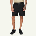 WOVEN SHORTS SIDE PKT MEN'S SHORT -   CHARCOAL GRAY