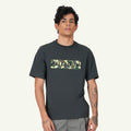 S/S TEE CAMO BANNER MEN'S T-SHIRT -  EBONY
