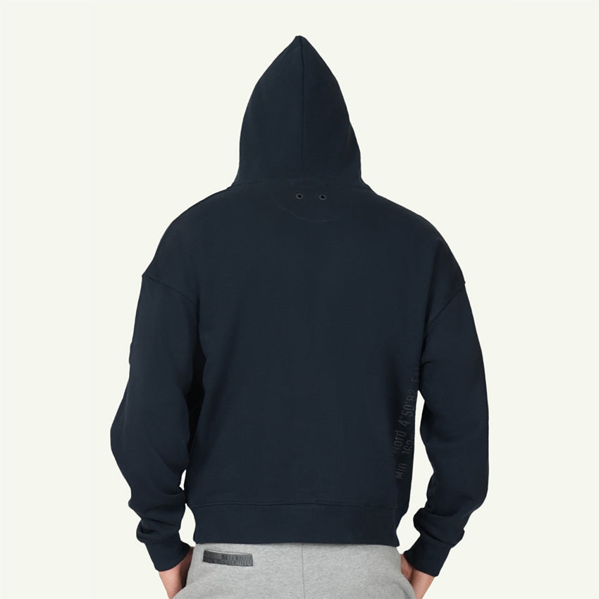 HOODIE SWEATSHIRT LACE IT MEN'S JACKET - ANTHRACITE