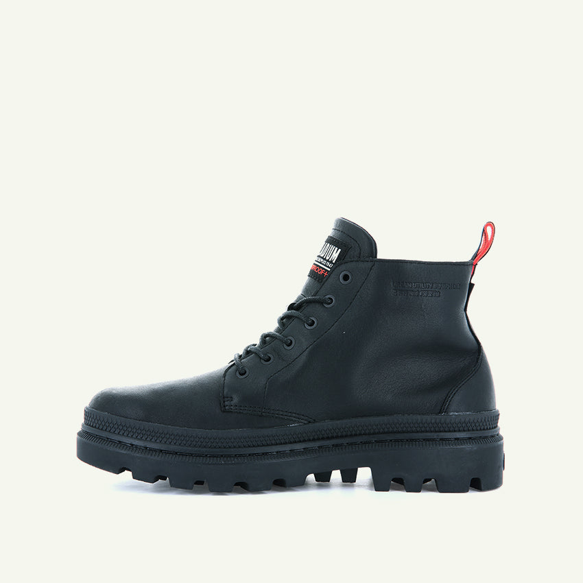PALLATROOPER HI WP+ MEN'S BOOTS - BLACK/BLACK