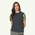 S/S TEE CAMO PLDM WOMEN'S T-SHIRT - EBONY