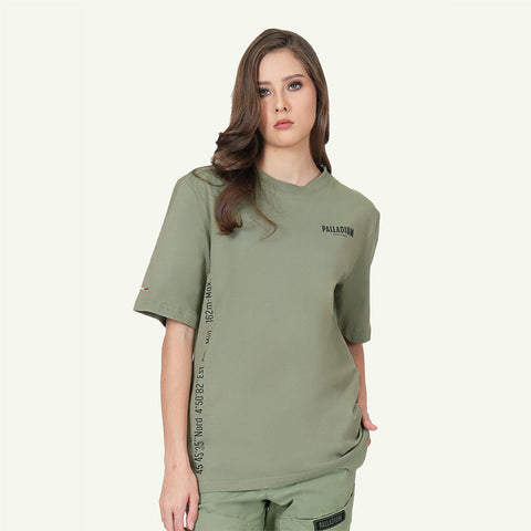 S/S TEE LYON MAP WOMEN'S T-SHIRT - VETIVER