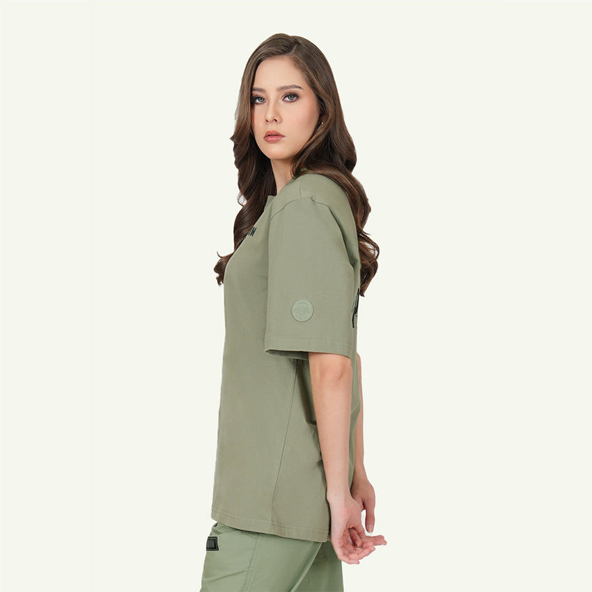S/S TEE LYON MAP WOMEN'S T-SHIRT - VETIVER