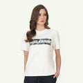 S/S TEE CAMO BANNER WOMEN'S T-SHIRT - STAR WHITE