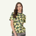 S/S TEE CAMO WOMEN'S T-SHIRT - DUSTY YELLOW