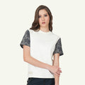 S/S TEE CAMO PLDM WOMEN'S T-SHIRT - STAR WHITE