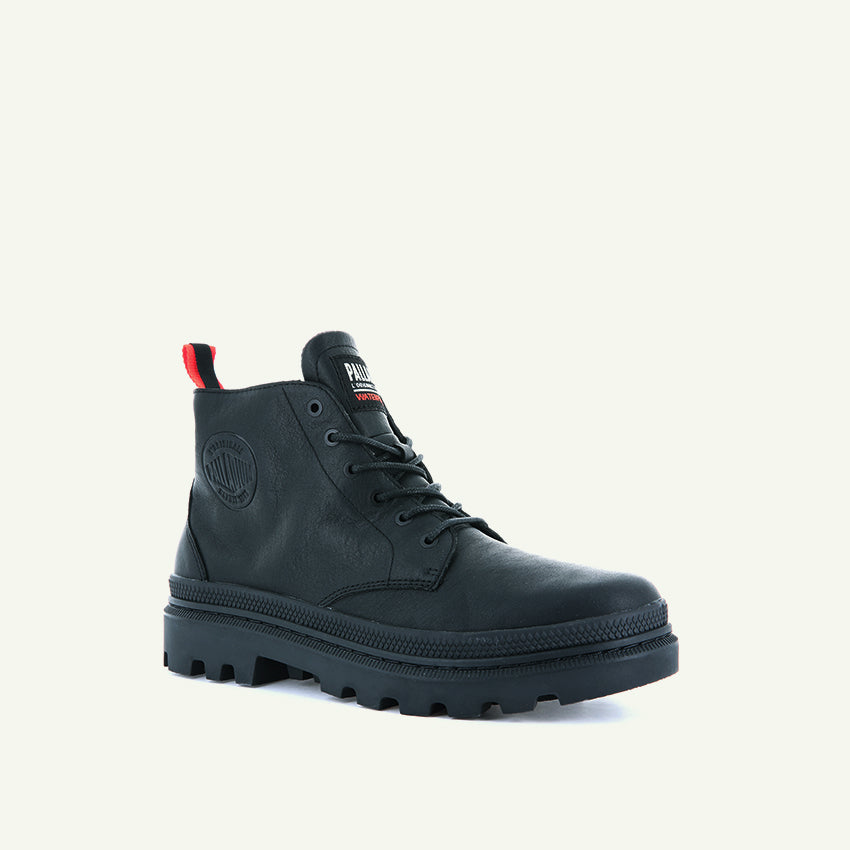 PALLATROOPER HI WP+ WOMEN'S BOOTS - BLACK/BLACK