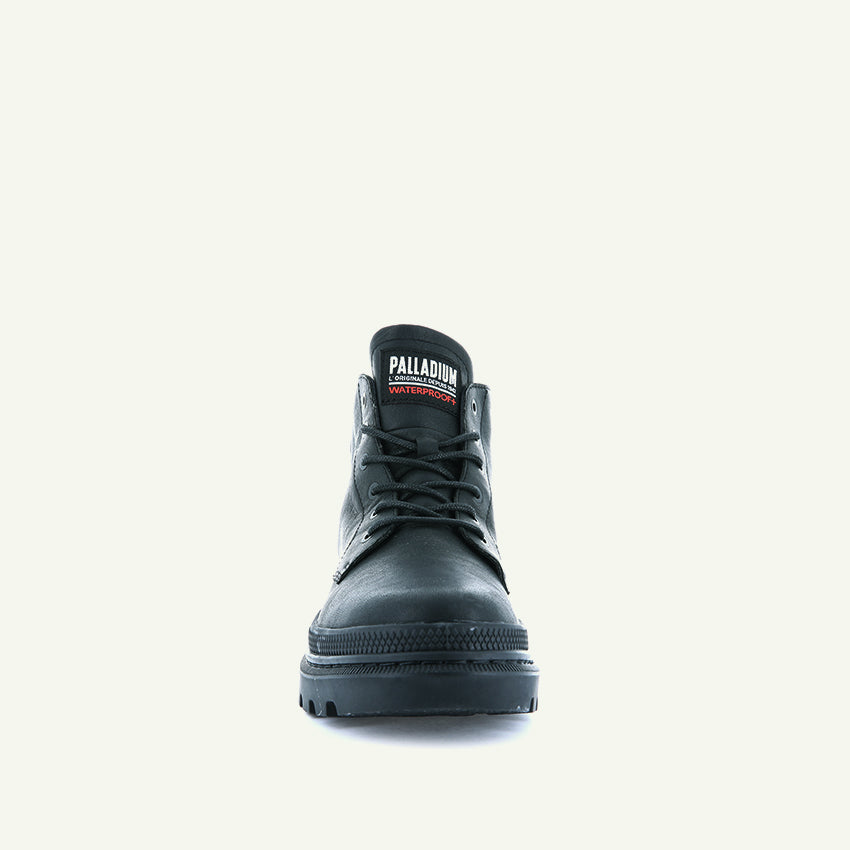PALLATROOPER HI WP+ WOMEN'S BOOTS - BLACK/BLACK