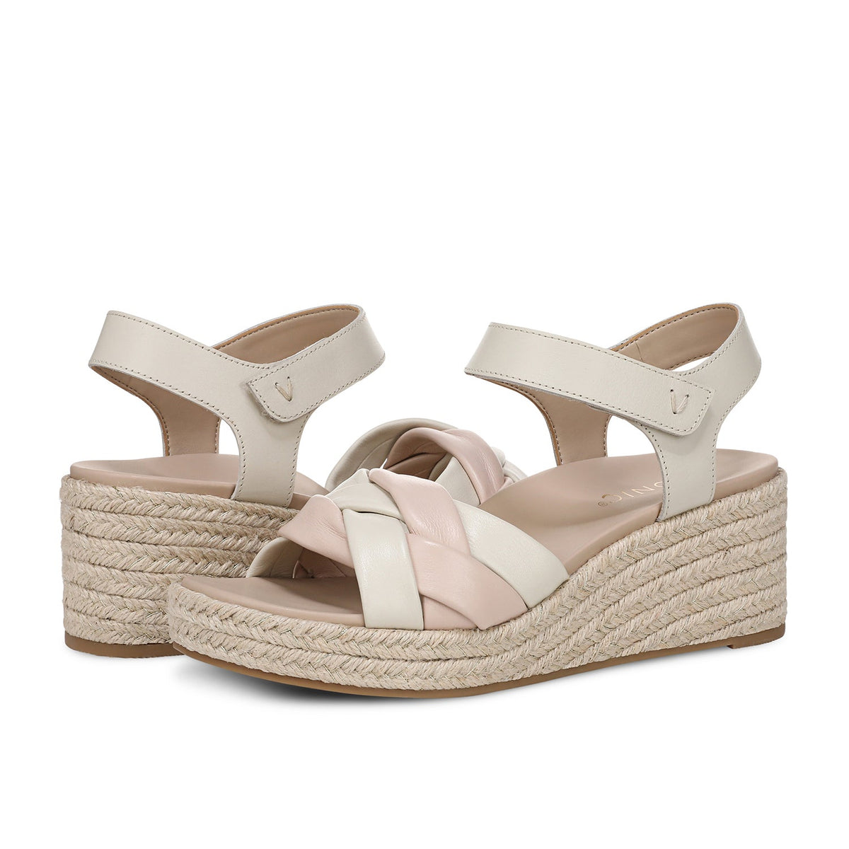 Solano Saratoga Women's Heel/Wedge - Cream/Cameo Rose