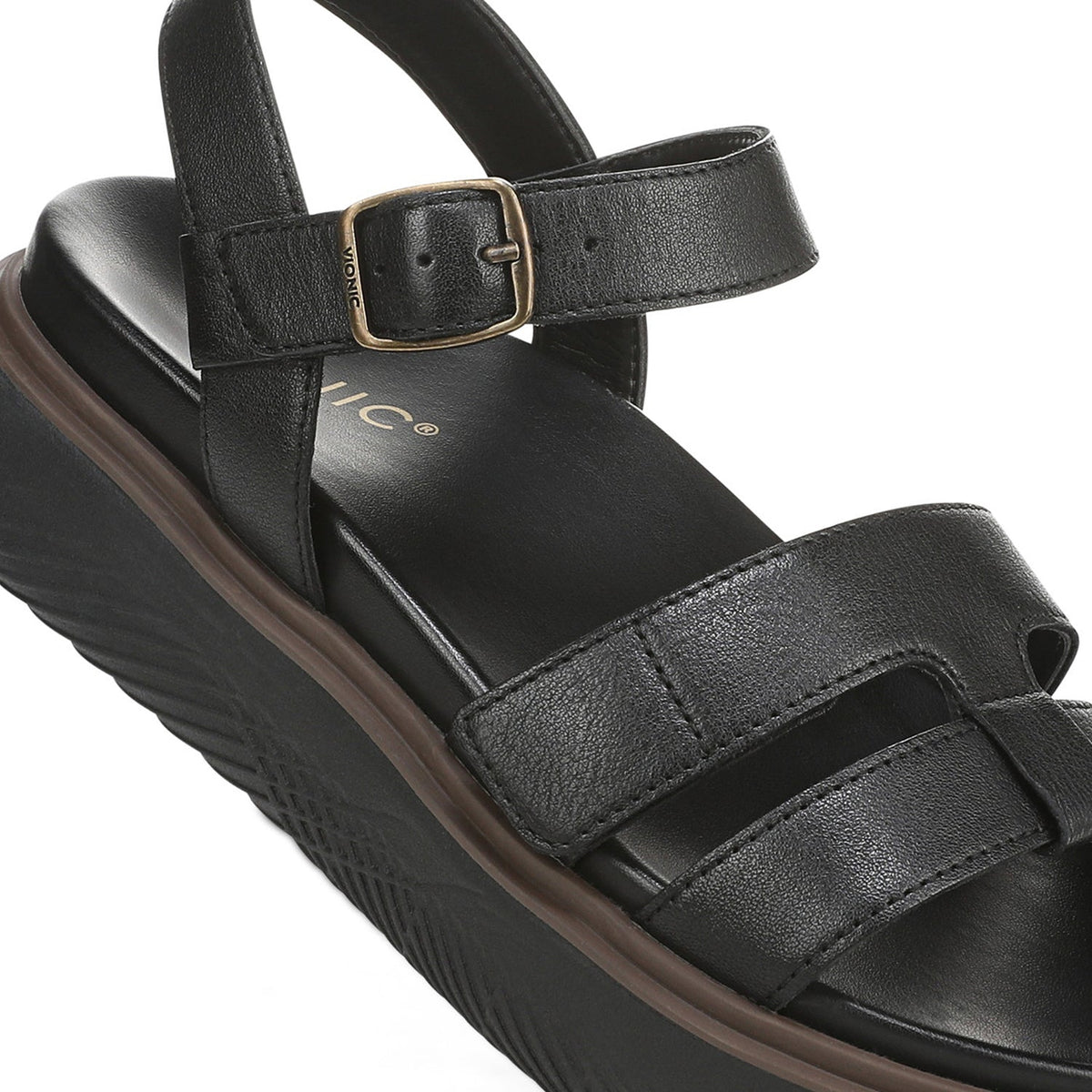 Sydney Solana Women's Heel/Wedge Sandals - Black