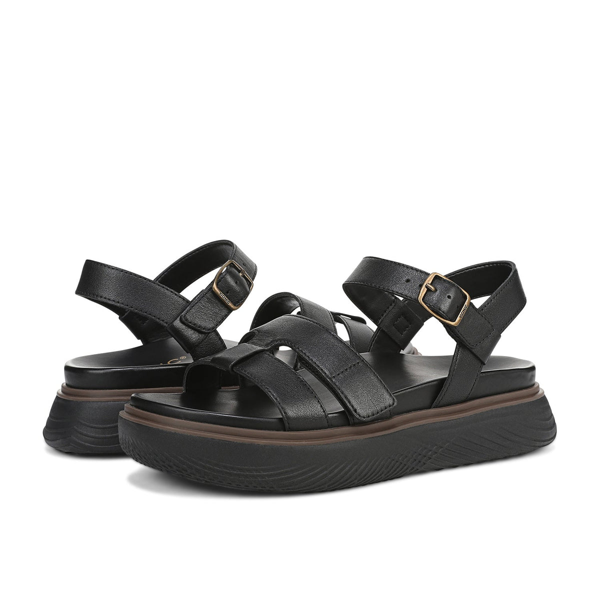 Sydney Solana Women's Heel/Wedge Sandals - Black